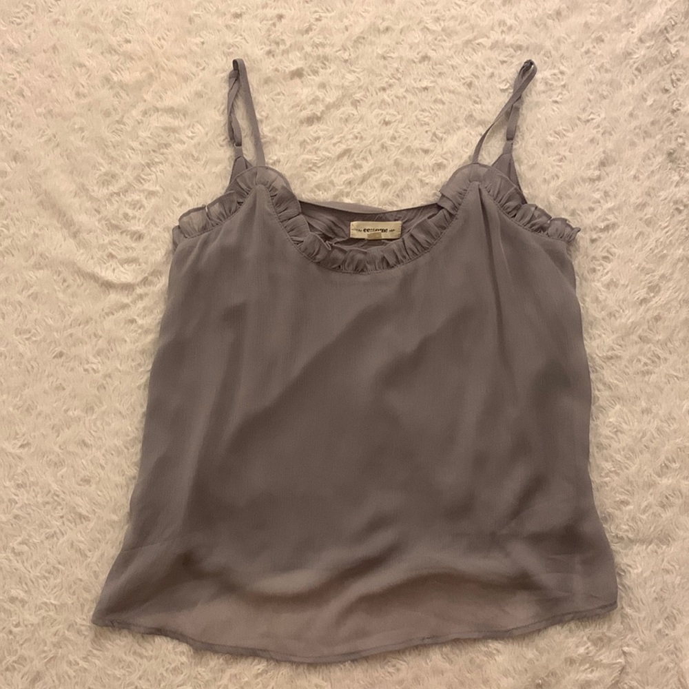 Gunmetal gray classy tank